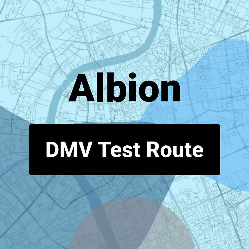 Albion, New York DMV Driving Test Routes