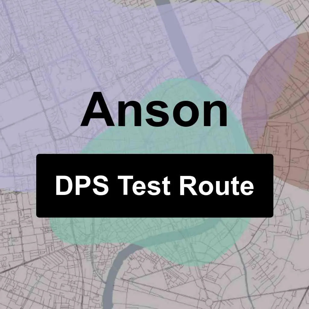Anson, Texas DPS Driving Test Routes
