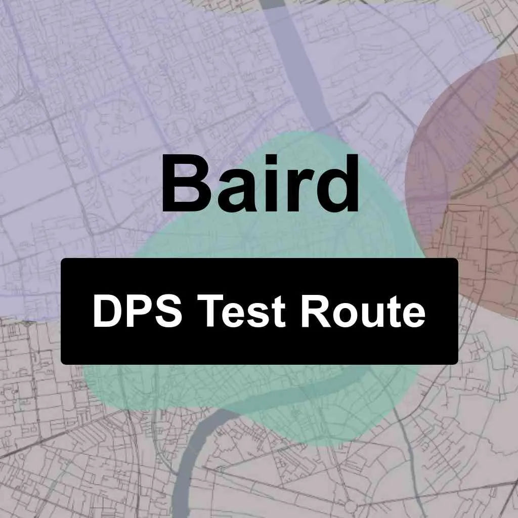 Baird, Texas DPS Driving Test Routes