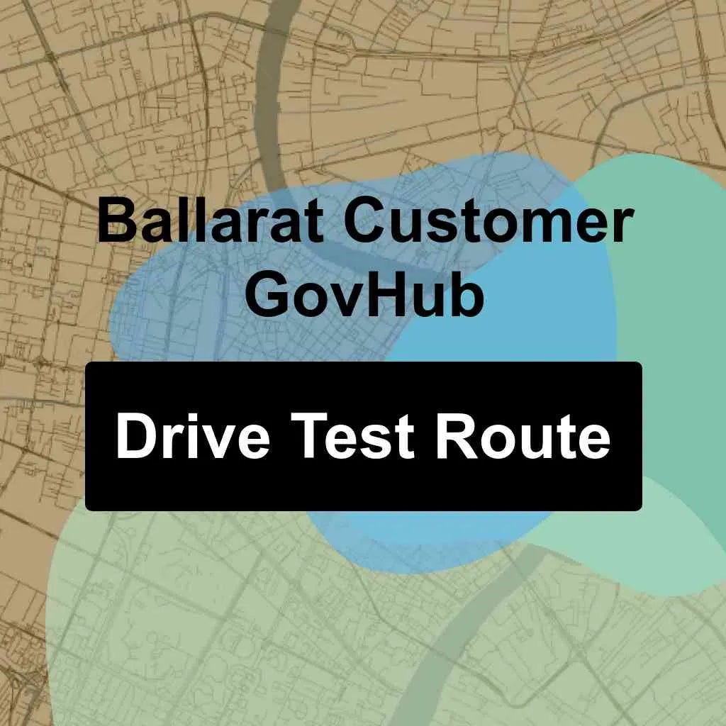 Ballarat Customer GovHub, Victoria VicRoads Driving Test Routes