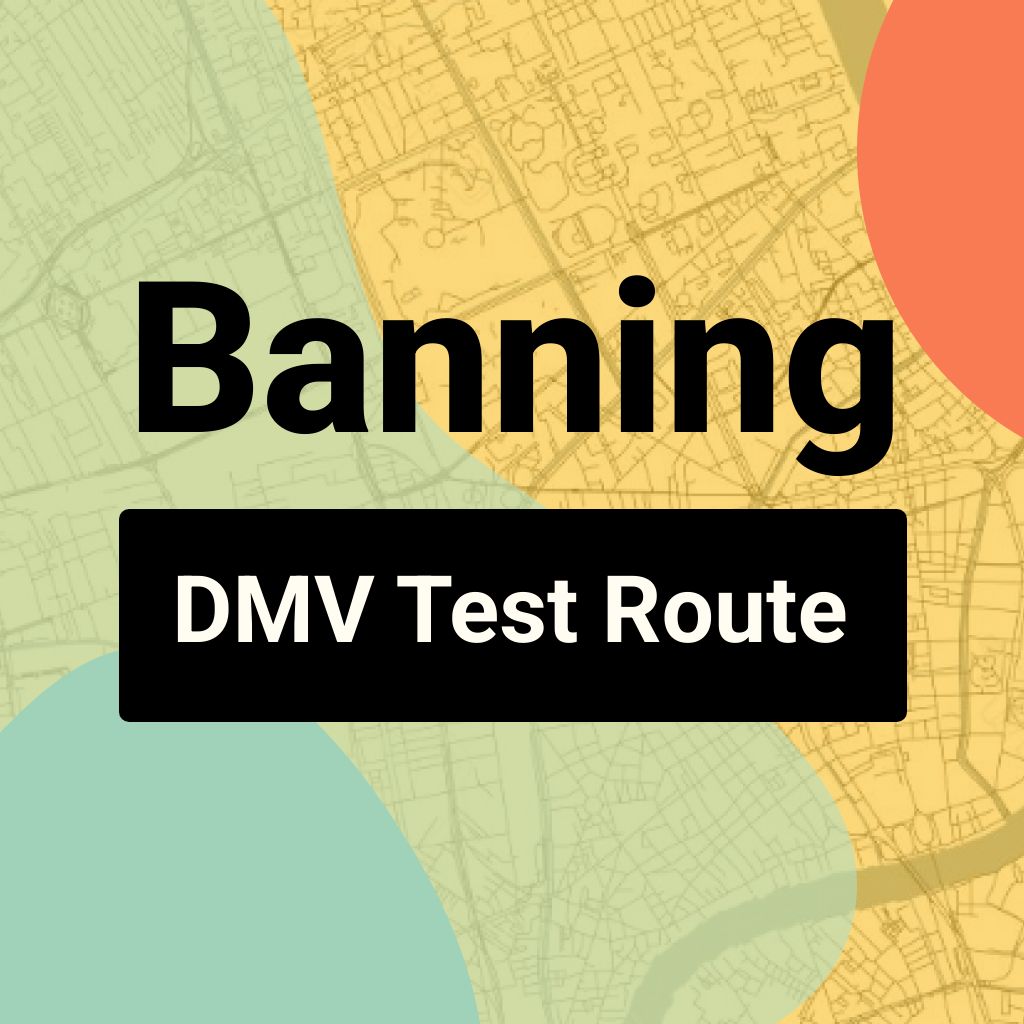 Banning DMV Road Test Centre Routes