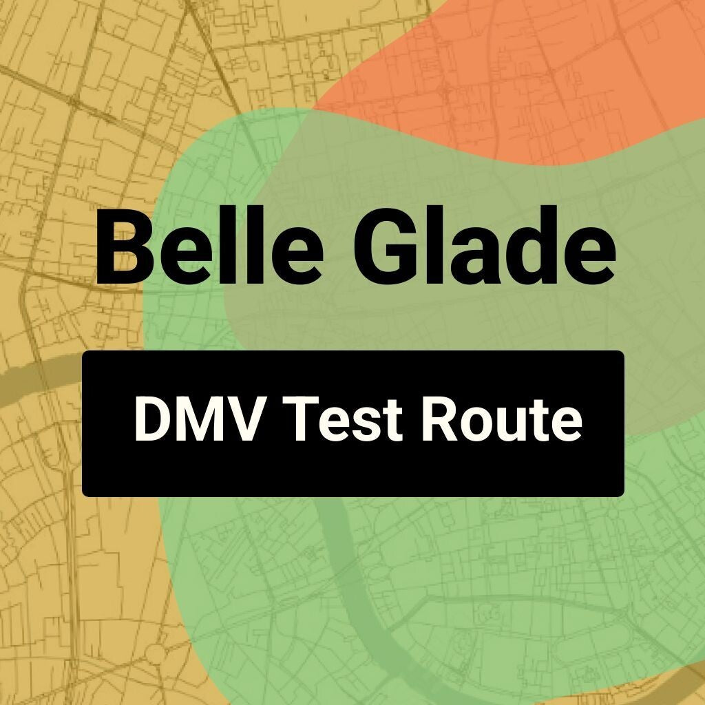 Belle Glade, Florida DMV Driving Test Routes