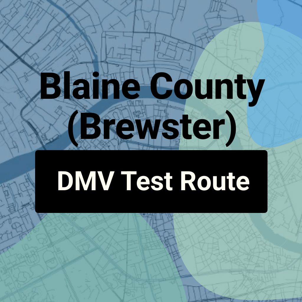 Blaine County (Brewster), Nebraska DMV Driving Test Routes