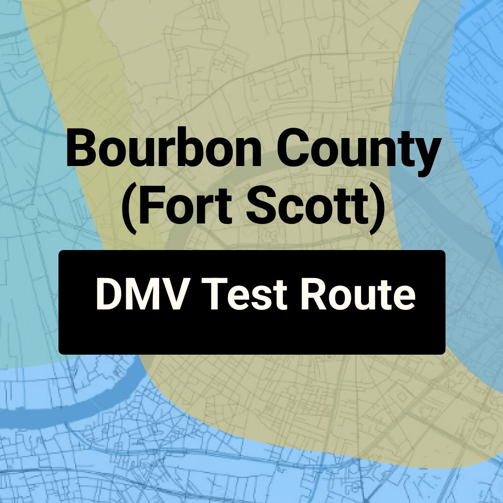 Bourbon County (Fort Scott), Kansas DMV Driving Test Routes