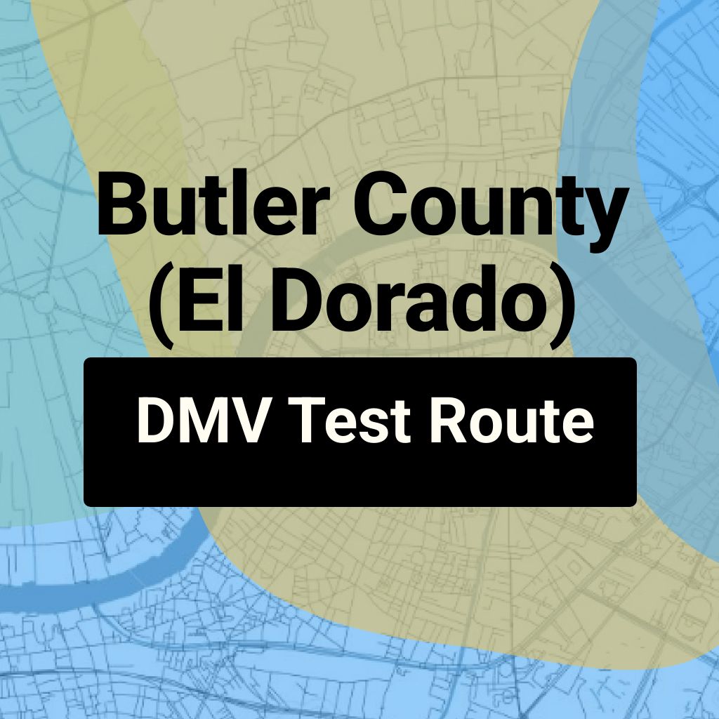 Butler County (El Dorado), Kansas DMV Driving Test Routes