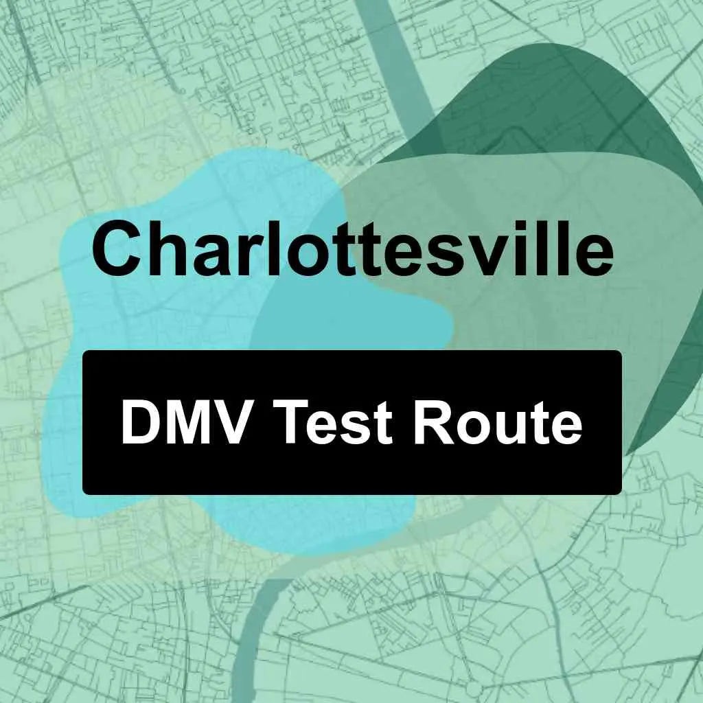Charlottesville, Virginia DMV Driving Test Routes