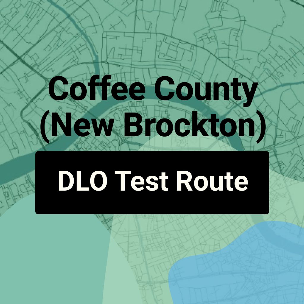 Coffee County (New Brockton) Alabama DLO Driving Test Routes