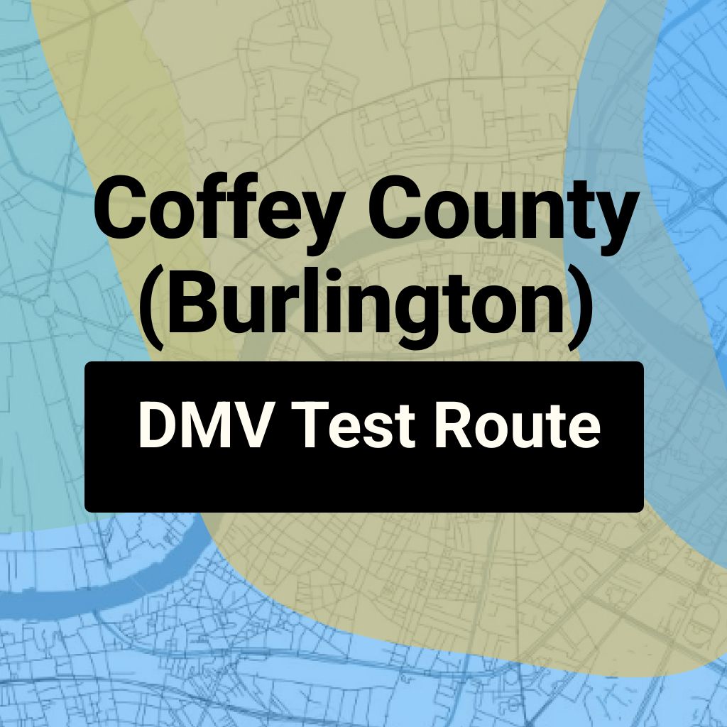 Coffey County (Burlington), Kansas DMV Driving Test Routes