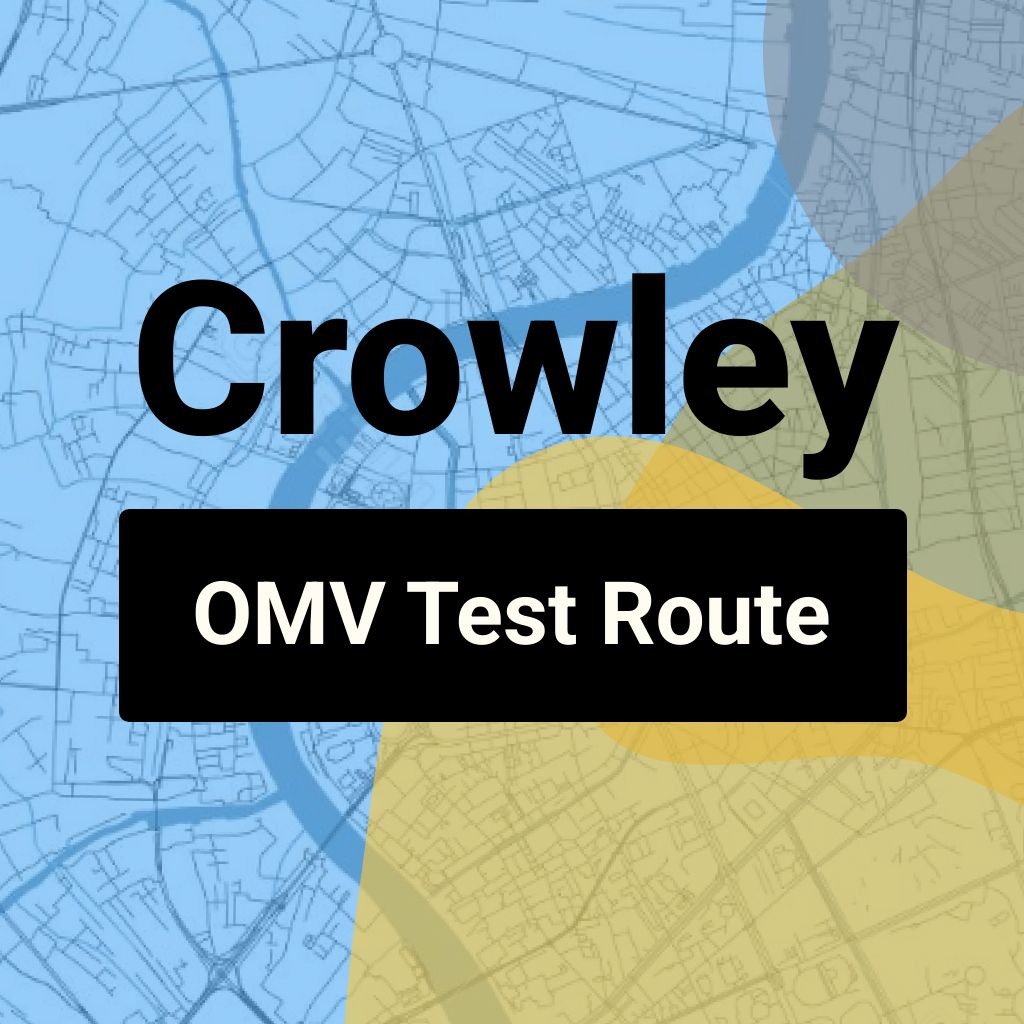 Crowley, Louisiana OMV Driving Test Routes