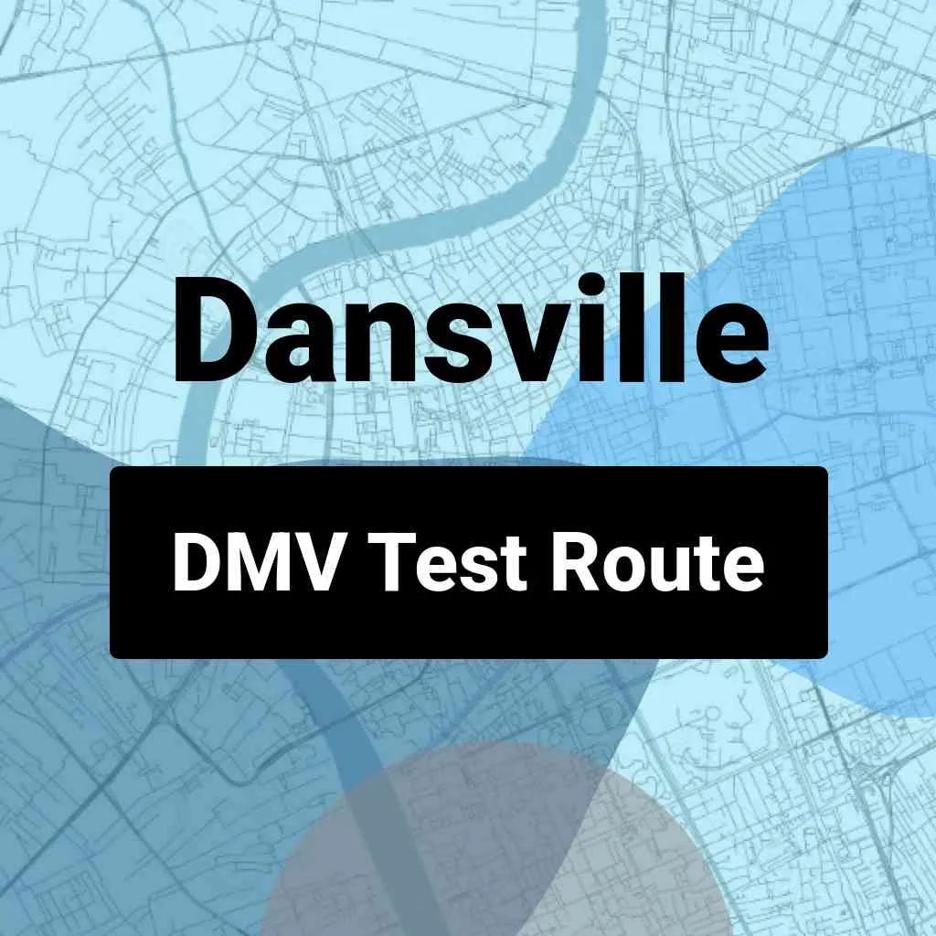 Dansville, New York DMV Driving Test Routes
