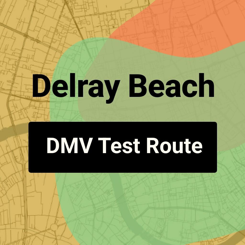 Delray Beach, Florida DMV Driving Test Routes