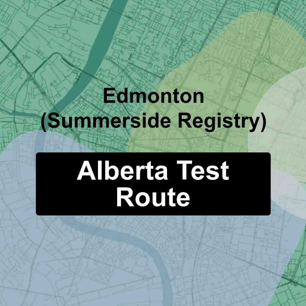 Edmonton (Summerside Registry), Alberta AMA Driving Test Routes