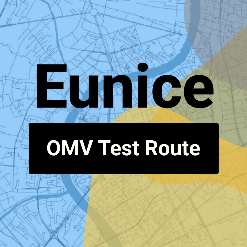 Eunice, Louisiana OMV Driving Test Routes