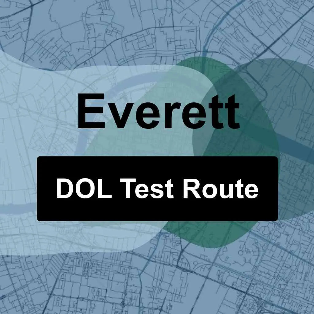 Everett, Washington DOL Driving Test Routes