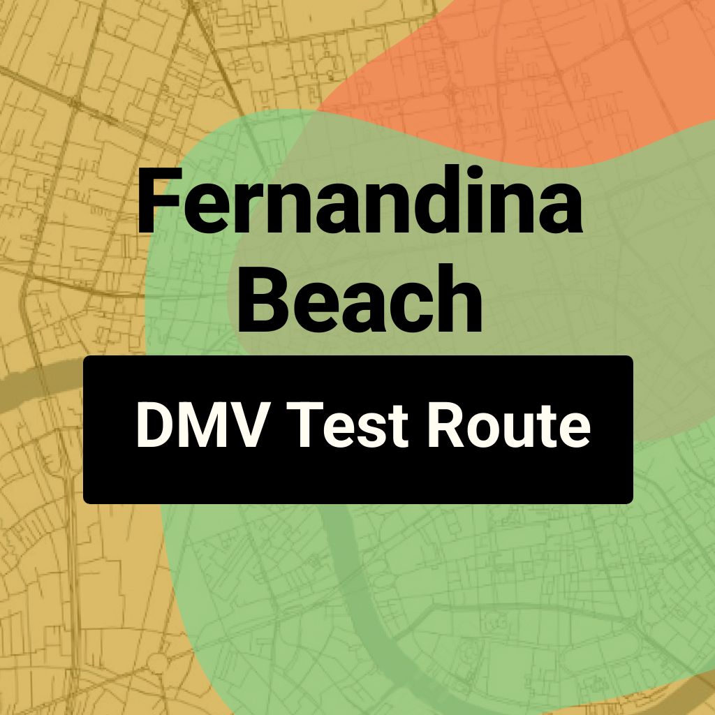 Fernandina Beach, Florida DMV Driving Test Routes