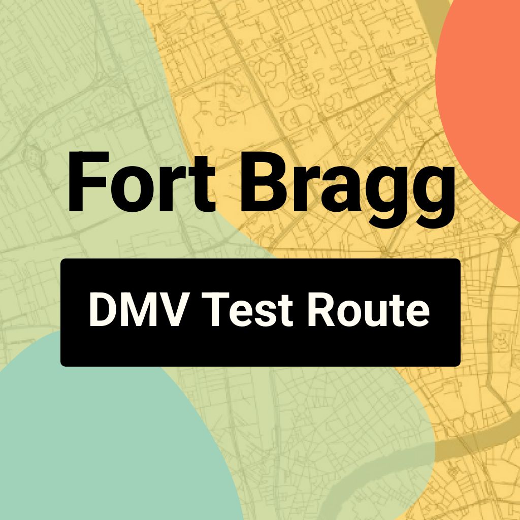 Fort Bragg DMV Road Test Centre Routes