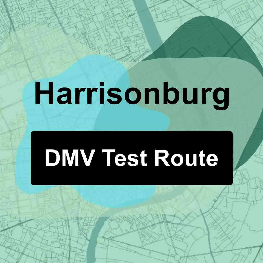 Harrisonburg, Virginia DMV Driving Test Routes