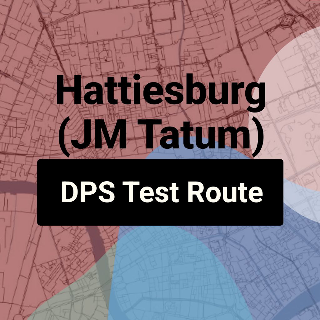 Hattiesburg (JM Tatum) DPS, Mississippi DMV Driving Test Routes
