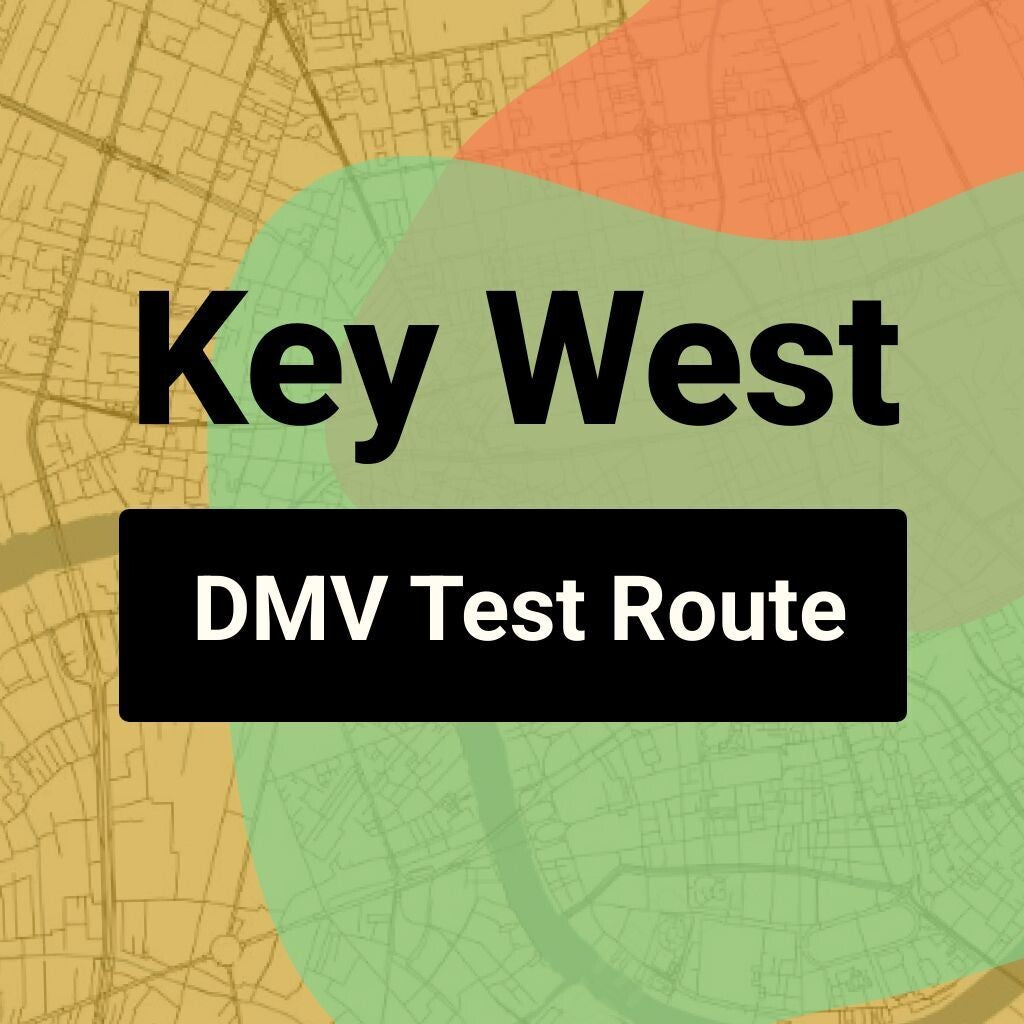 Key West, Florida DMV Driving Test Routes