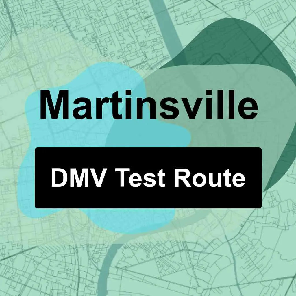 Martinsville, Virginia DMV Driving Test Routes