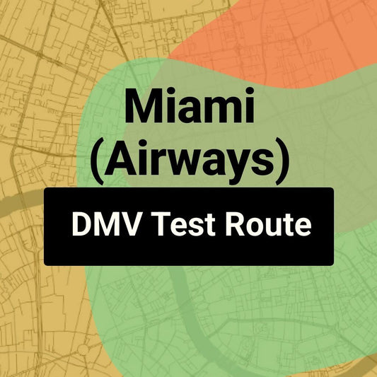 Miami (Airways), Florida DMV Driving Test Routes