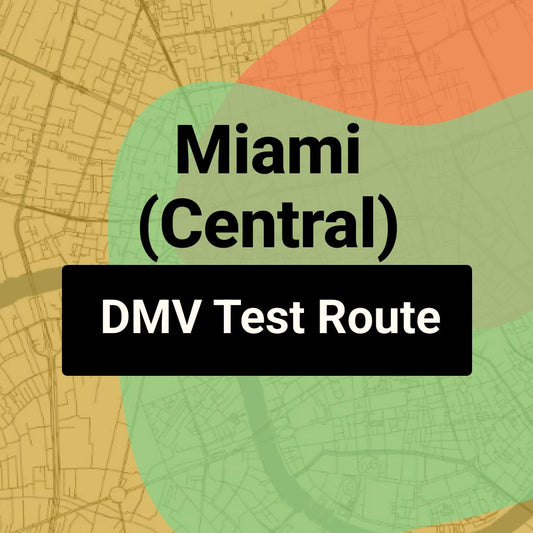 Miami (Central), Florida DMV Driving Test Routes