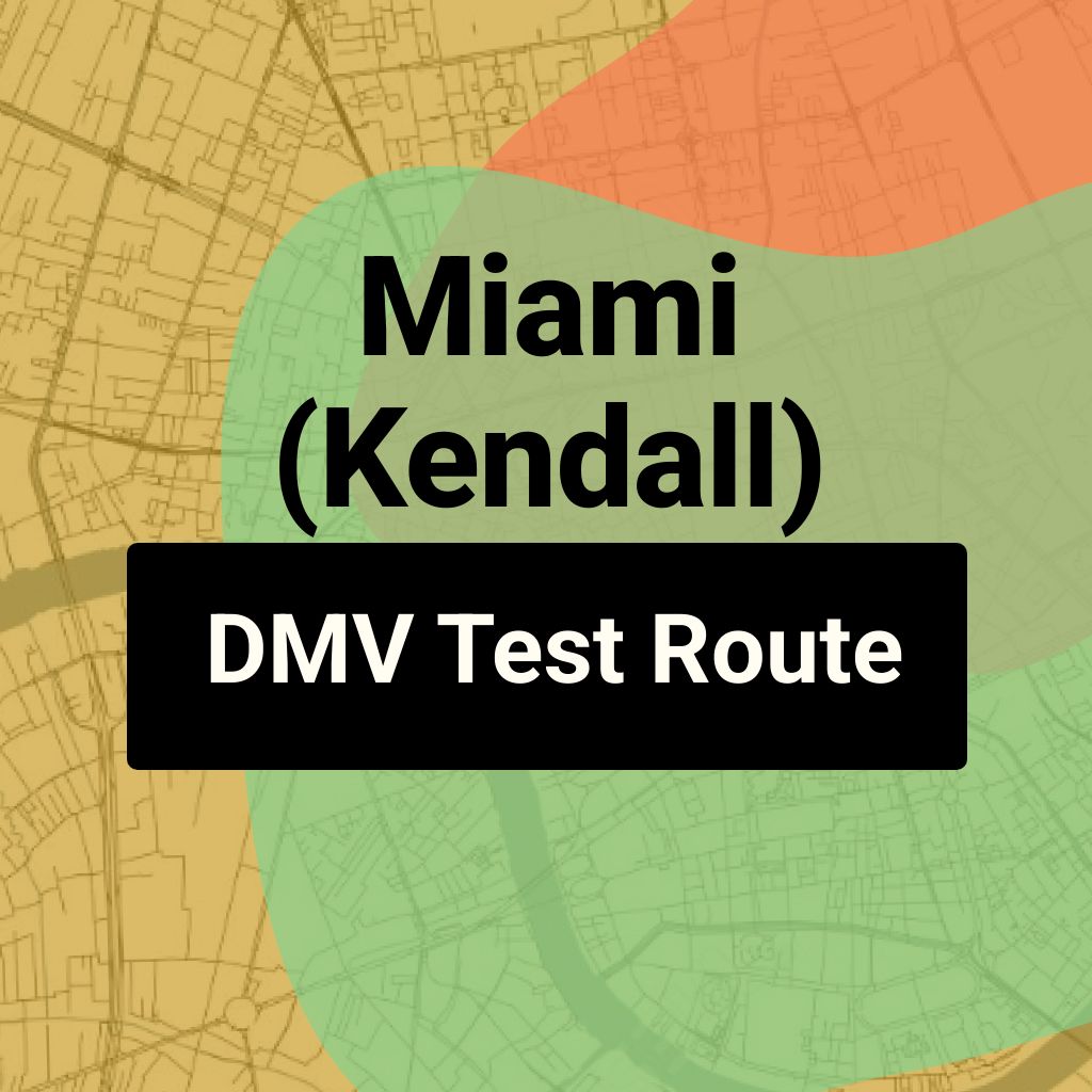 Miami (Kendall), Florida DMV Driving Test Routes
