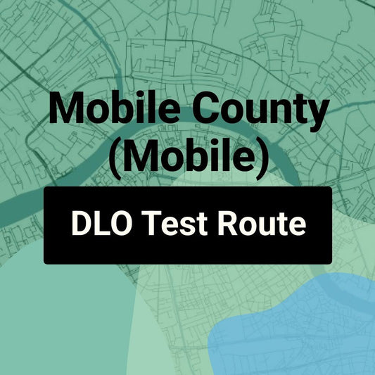 Mobile County (Mobile) Alabama DLO Driving Test Routes