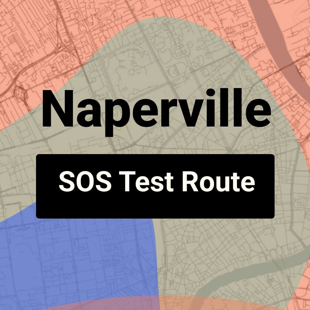 Naperville, Illinois SOS Driving Test Routes
