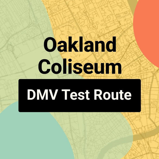 Oakland Coliseum DMV Road Test Centre Routes