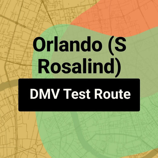 Orlando (S Rosalind), Florida DMV Driving Test Routes