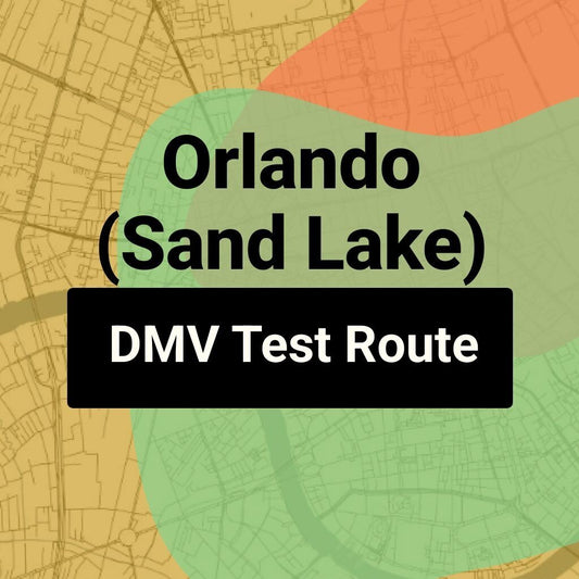 Orlando (Sand Lake), Florida DMV Driving Test Routes