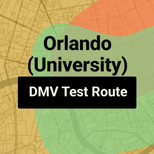 Orlando (University), Florida DMV Driving Test Routes