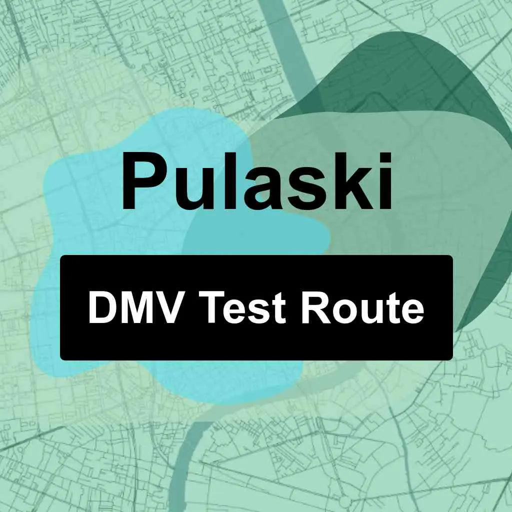 Pulaski, Virginia DMV Driving Test Routes