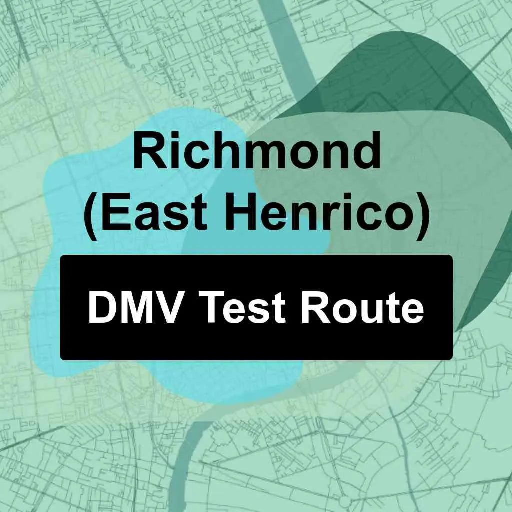 Richmond (East Henrico), Virginia DMV Driving Test Routes