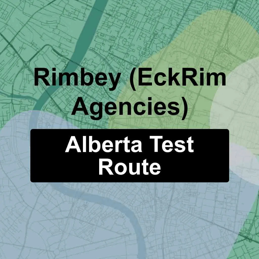 Rimbey (EckRim Agencies Ltd), Alberta AMA Driving Test Routes
