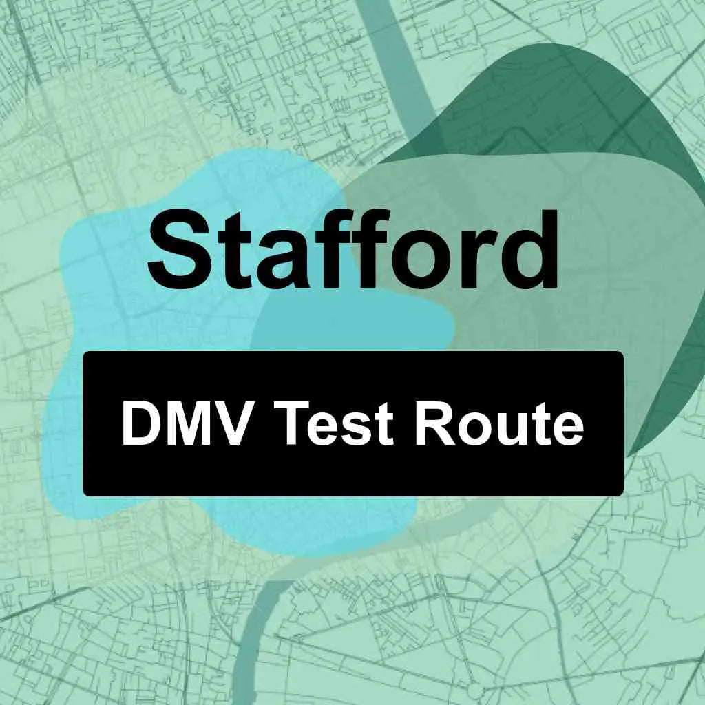 Stafford, Virginia DMV Driving Test Routes