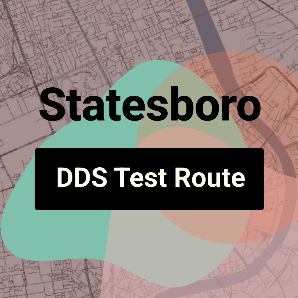 Statesboro, Georgia DDS Driving Test Routes