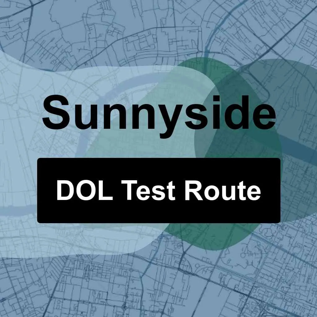 Sunnyside, Washington DOL Driving Test Routes