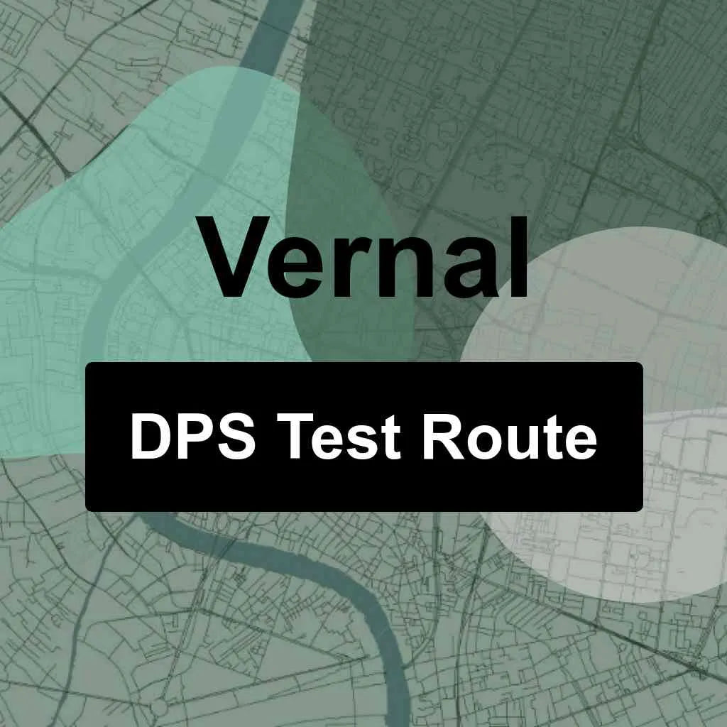Vernal, Utah DPS Driving Test Routes