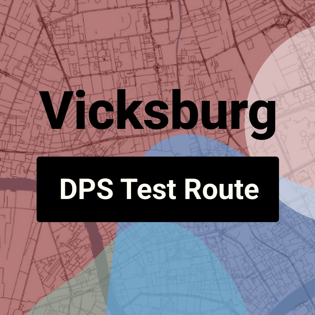 Vicksburg DPS, Mississippi DMV Driving Test Routes