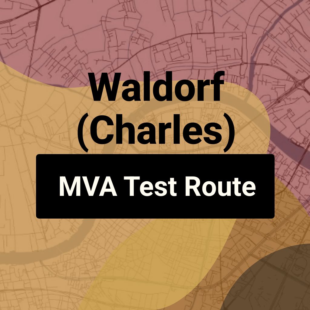 Waldorf (Charles), Maryland MVA Driving Test Routes