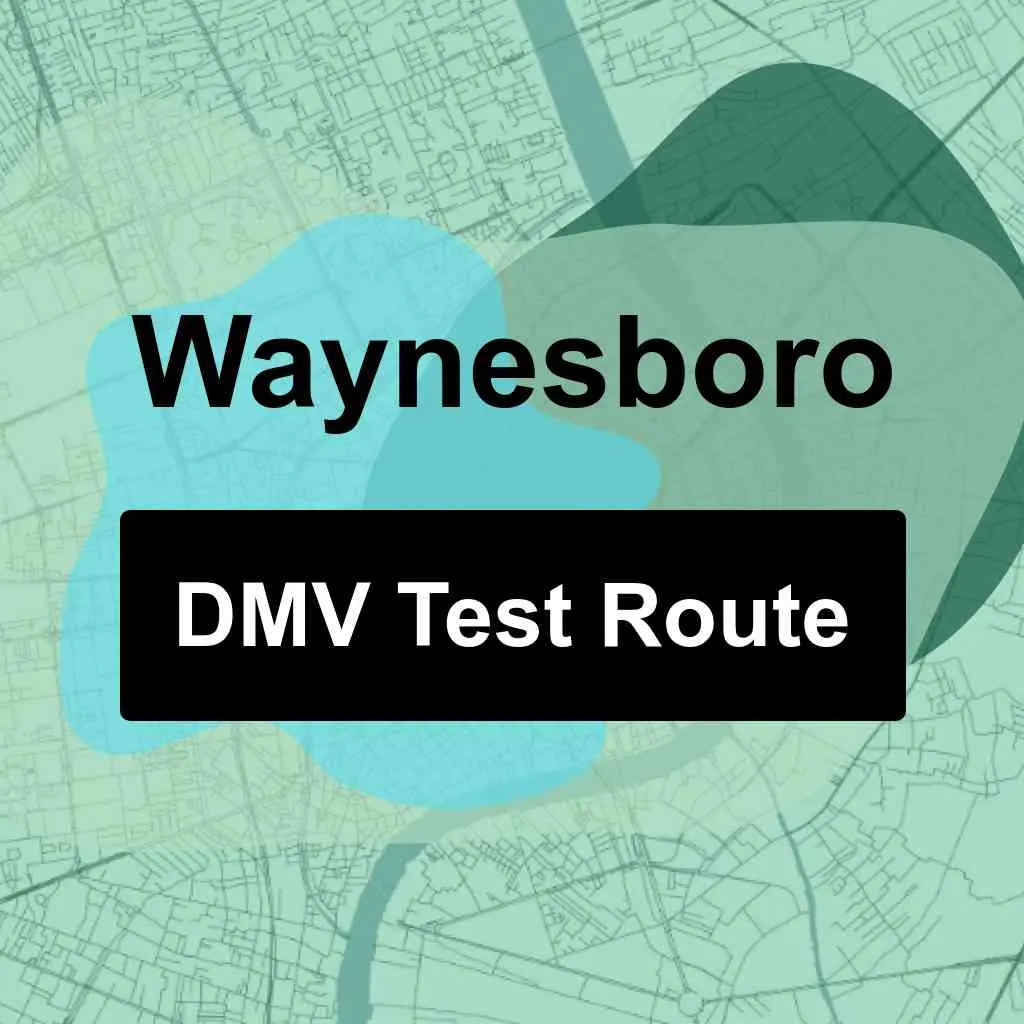 Waynesboro, Virginia DMV Driving Test Routes