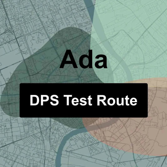 Ada, Oklahoma DPS Driving Test Routes