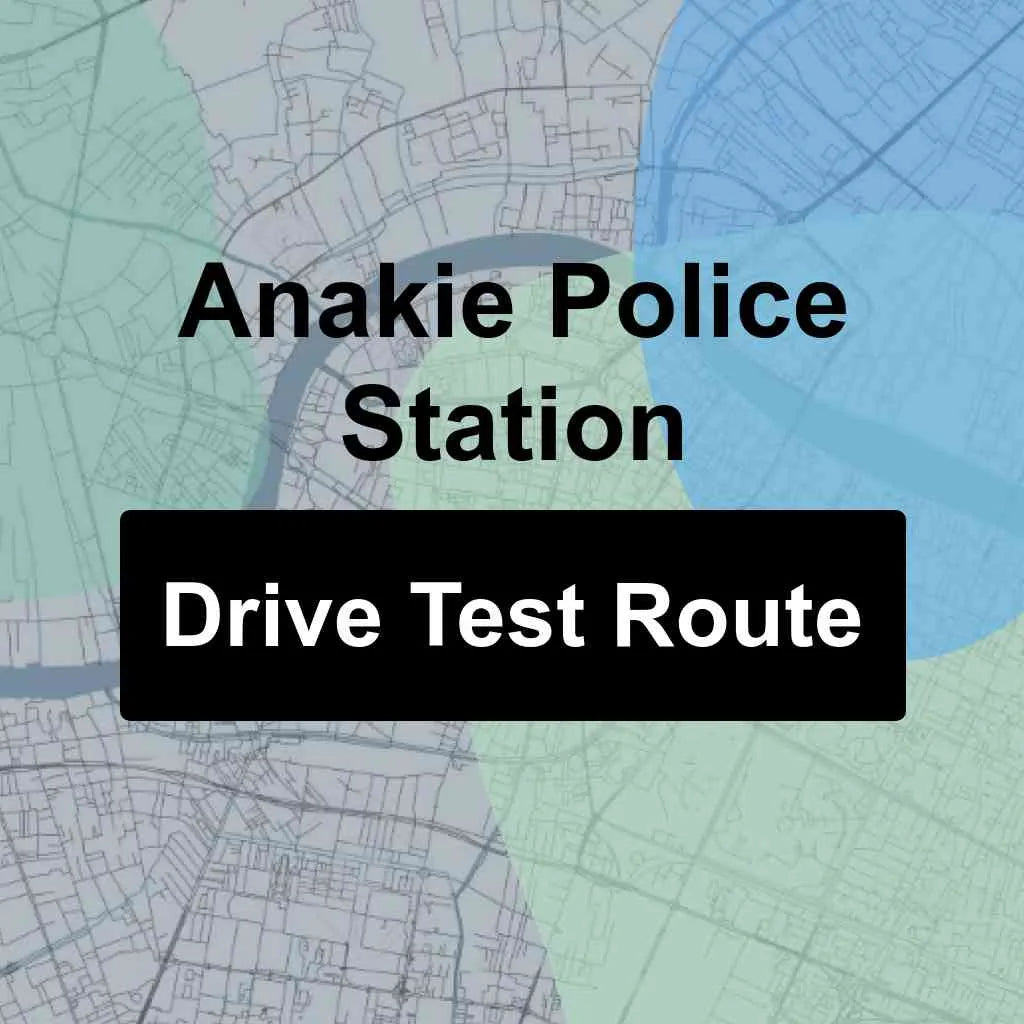 Anakie Police Station, Queensland (QLD)  Driving Test Routes