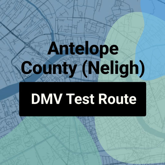 Antelope County (Neligh), Nebraska DMV Driving Test Routes