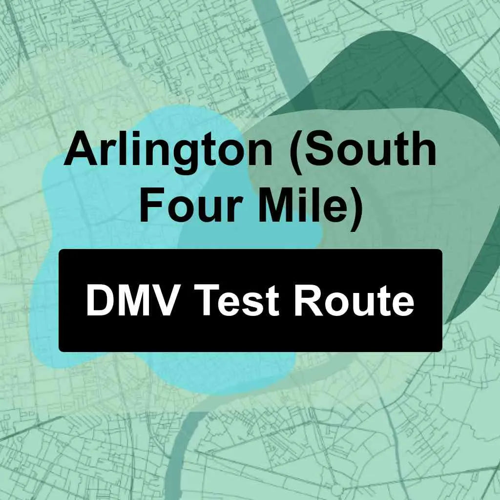 Arlington (South Four Mile), Virginia DMV Driving Test Routes