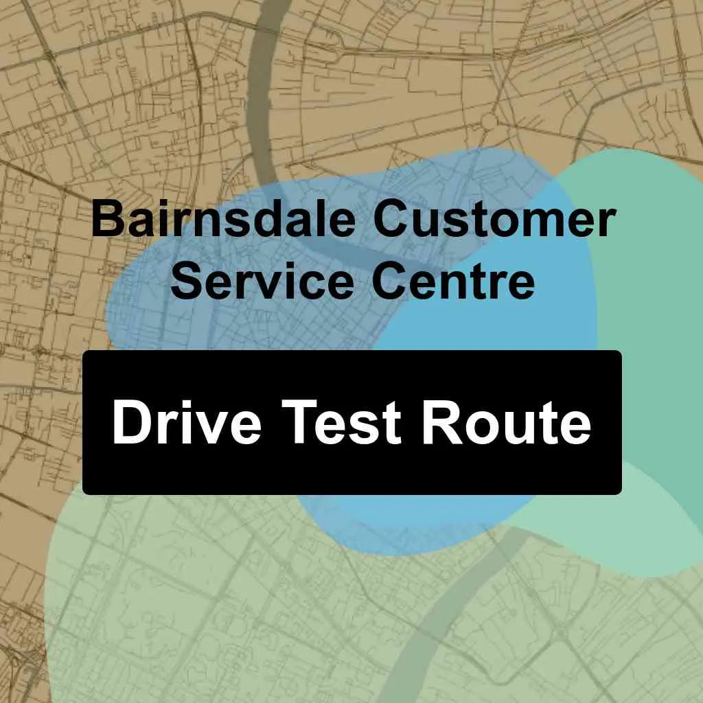 Bairnsdale Customer Service Centre, Victoria VicRoads Driving Test Routes