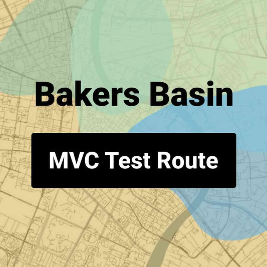 Bakers Basin, New Jersey MVC Driving Test Routes