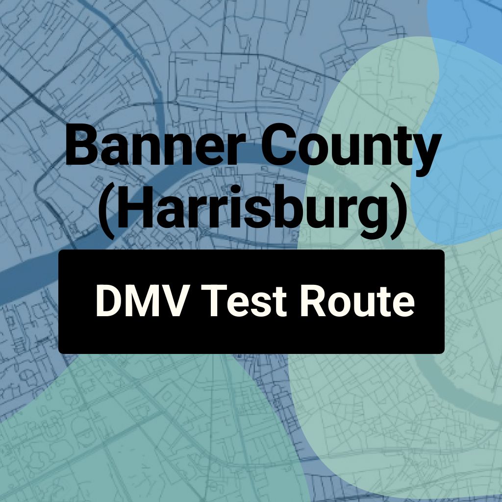 Banner County (Harrisburg), Nebraska DMV Driving Test Routes